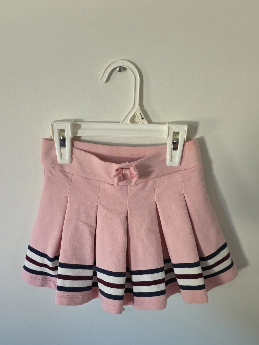 Gymboree Girls Pleated Striped Hem Skort - Campus Cuties, 5T